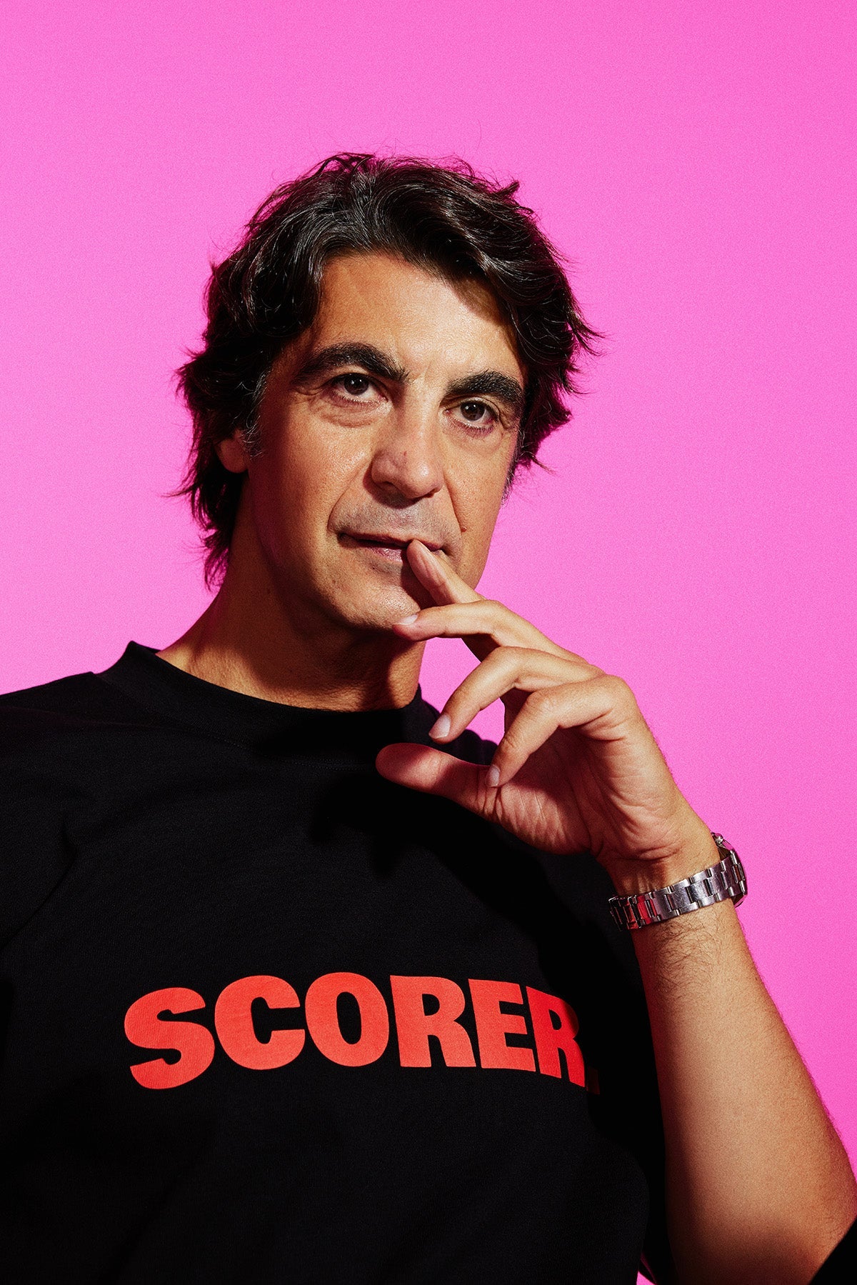 Scorer Oversize Premium T-Shirt - Siyah