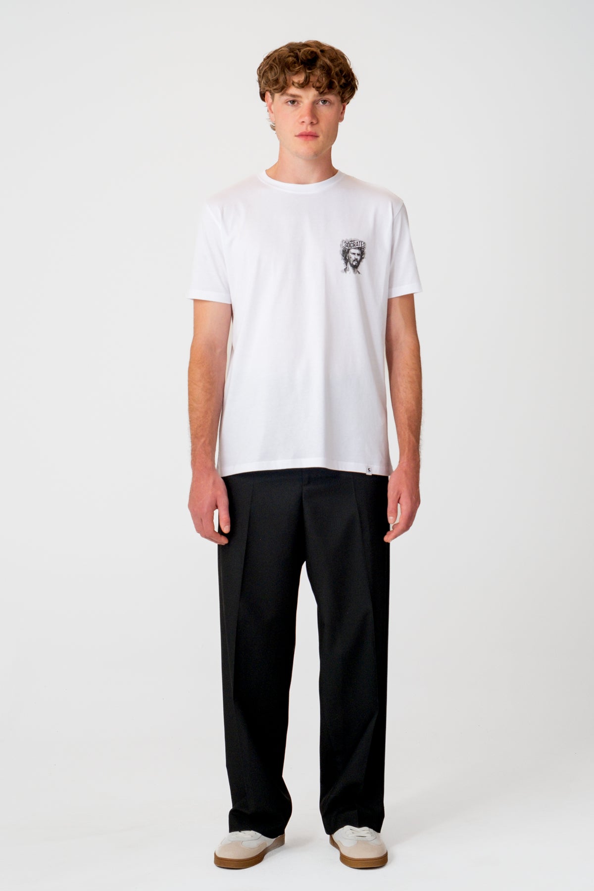 Dr. Socrates Light-Weight T-Shirt - Beyaz