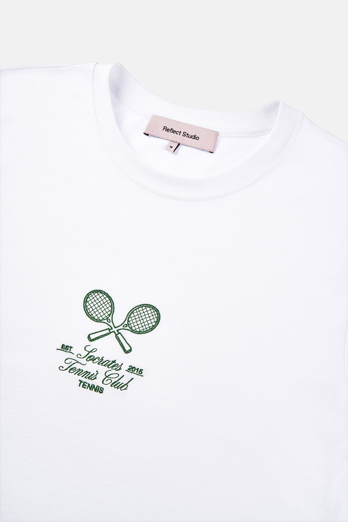Socrates Tennis Club Light-Weight Kadın T-Shirt  - Beyaz