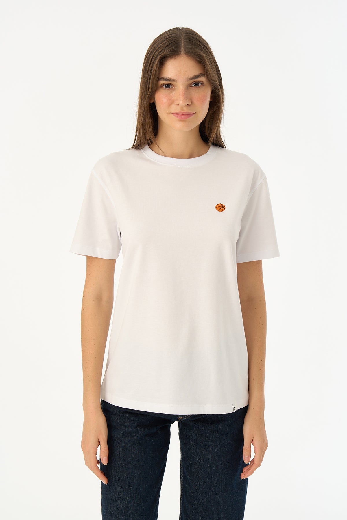 Basketball Soft T-Shirt - Beyaz