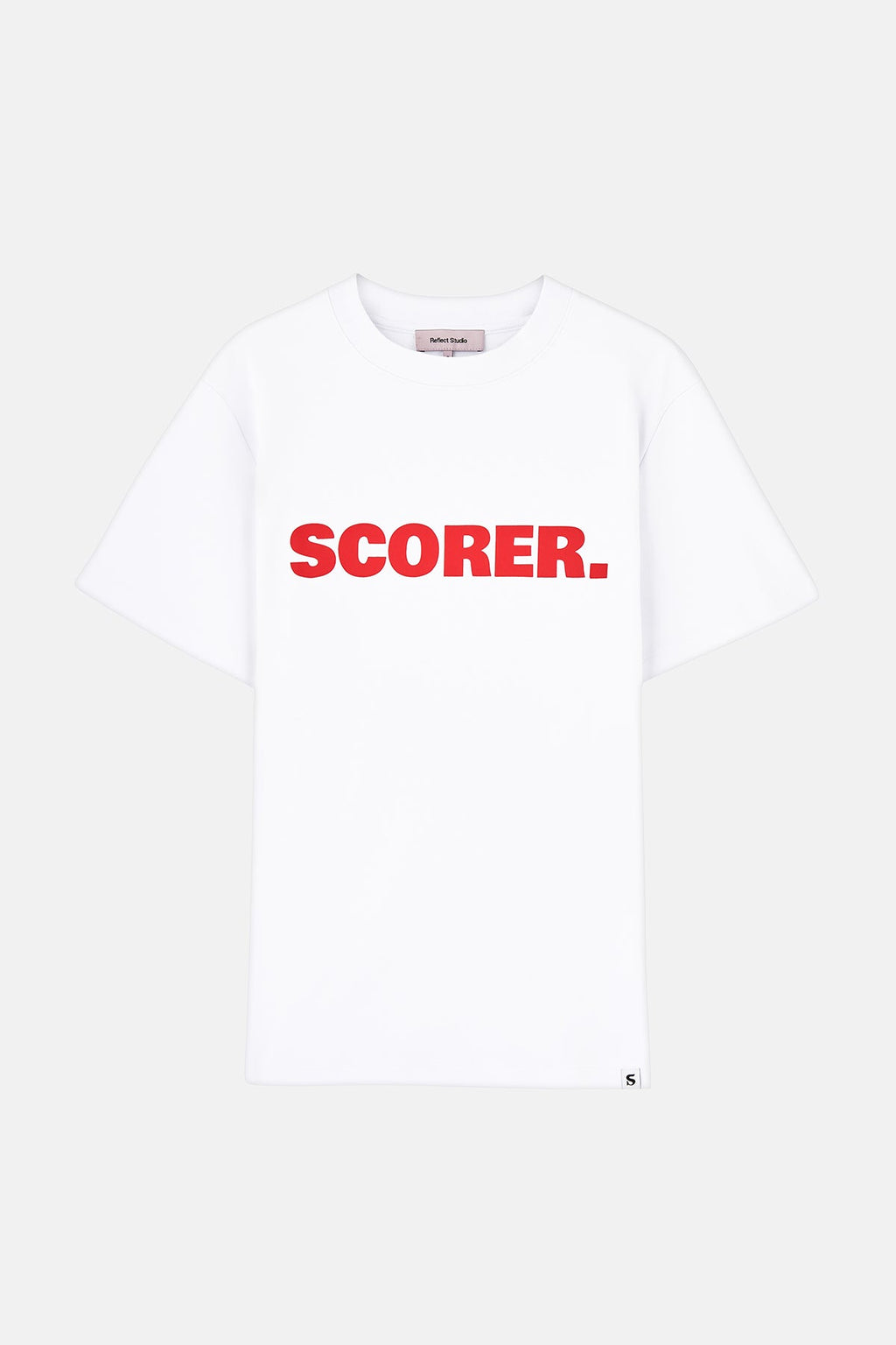 Scorer Oversize Premium T-Shirt - Beyaz