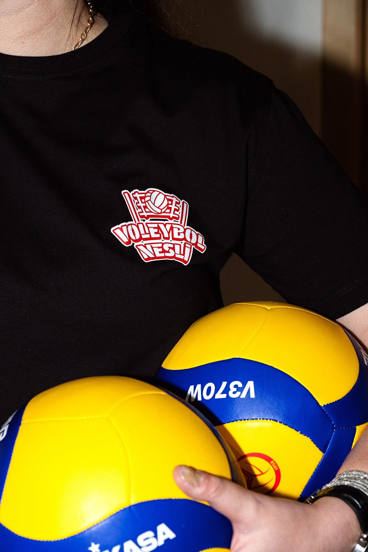 Voleybol Nesli - Iron Lady Light-Weight T-shirt - Siyah