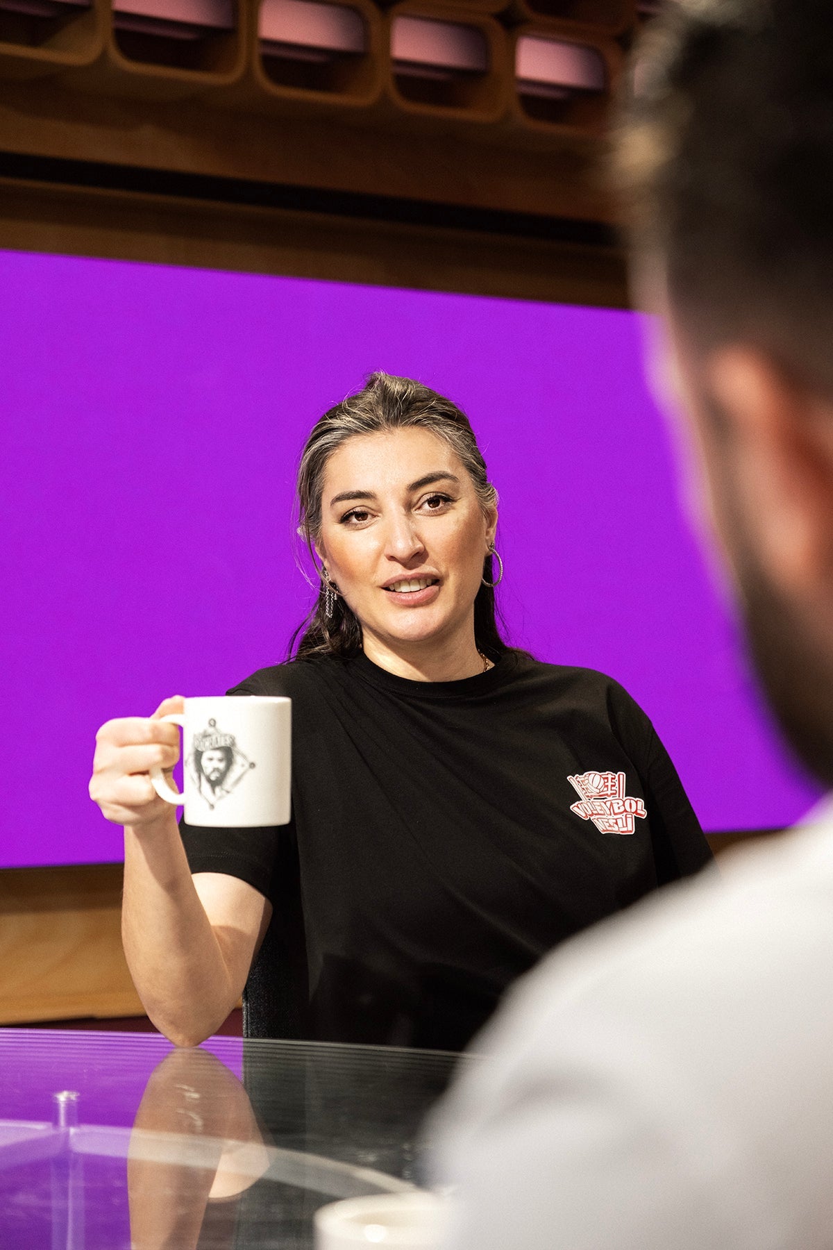 Voleybol Nesli - Iron Lady Light-Weight T-shirt - Siyah