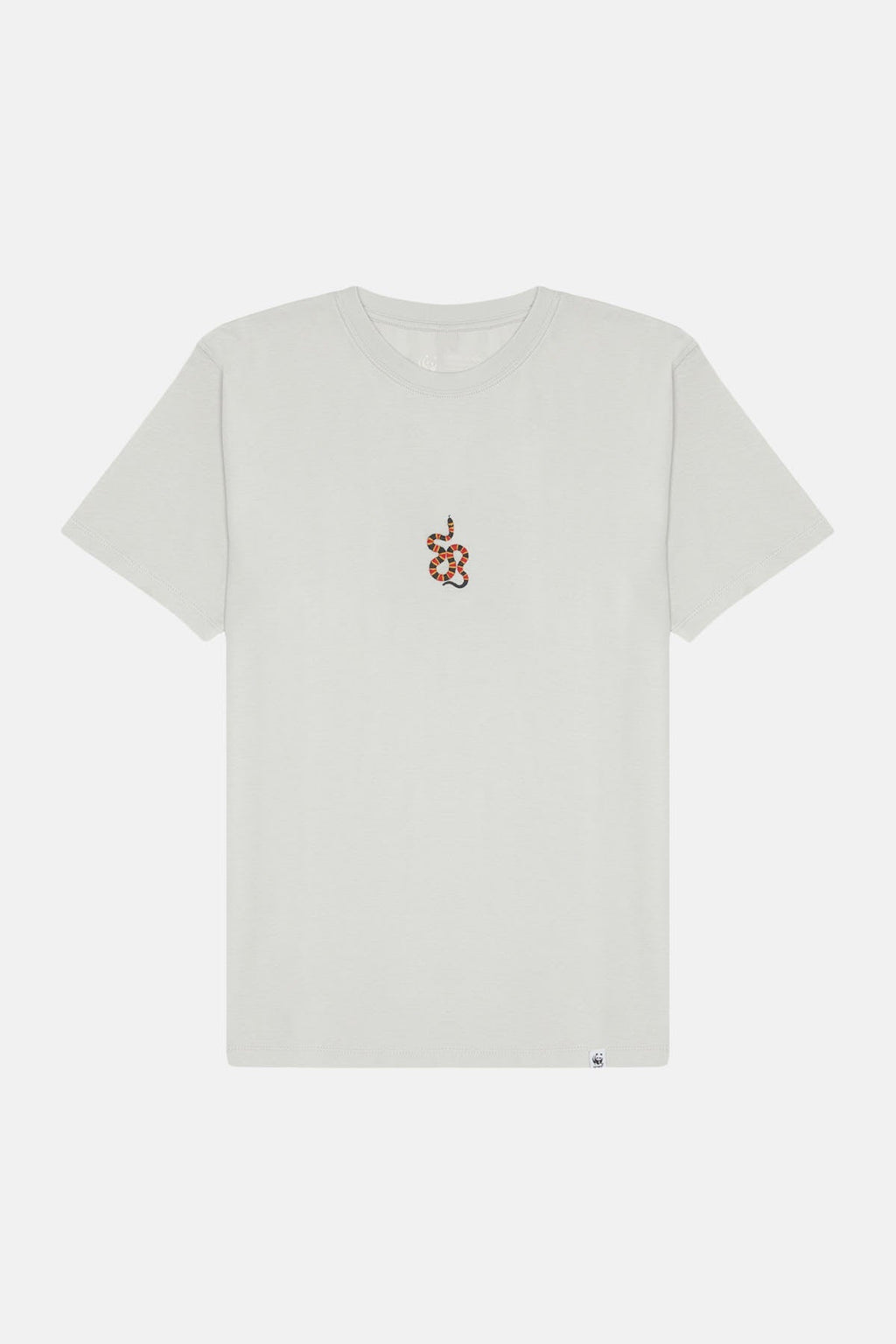 Mercan Yılanı Oversize Light-Weight T-Shirt - Açık Gri