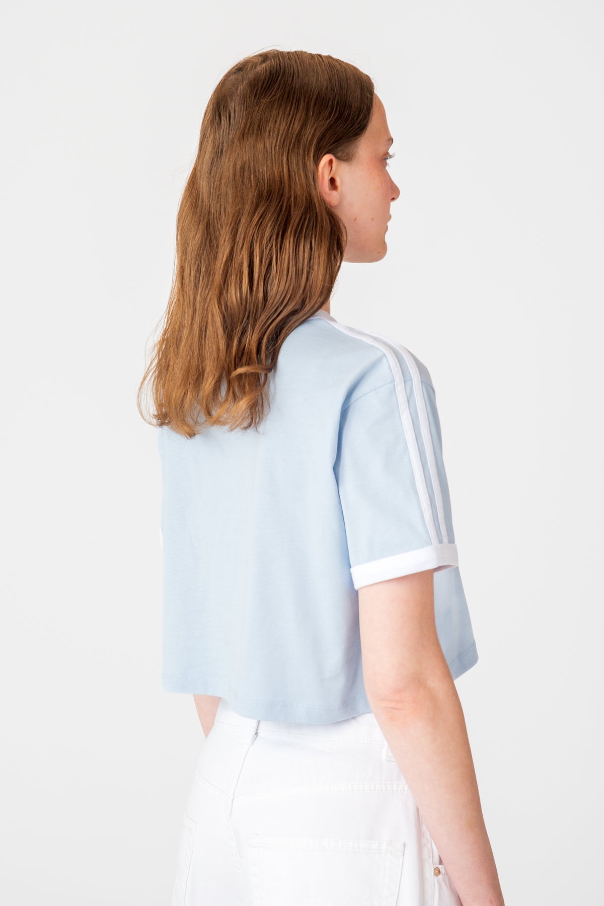 Argentina 10  Light-Weight Crop T-Shirt  - Açık Mavi