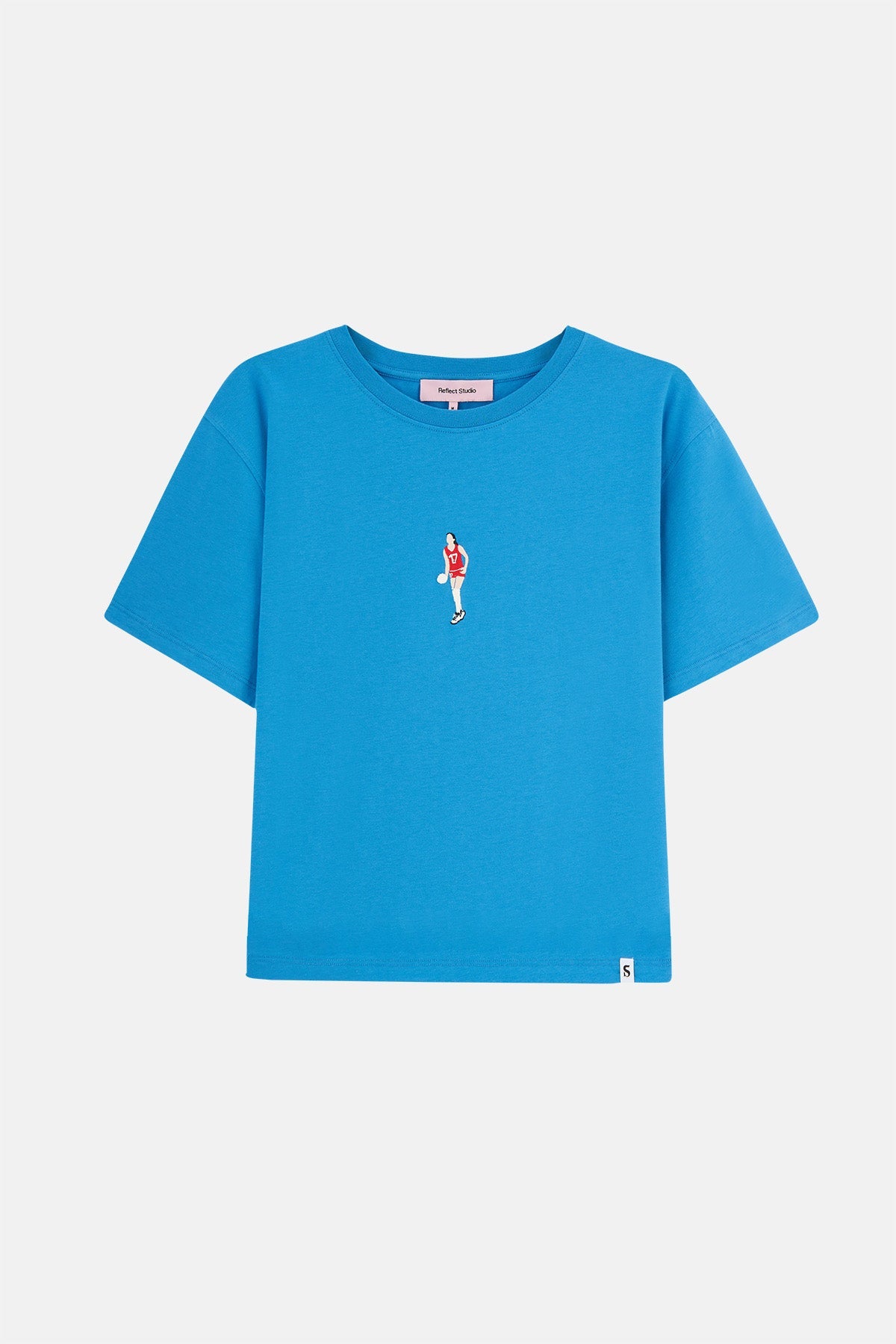 Demir Lady Crop T-Shirt - Mavi