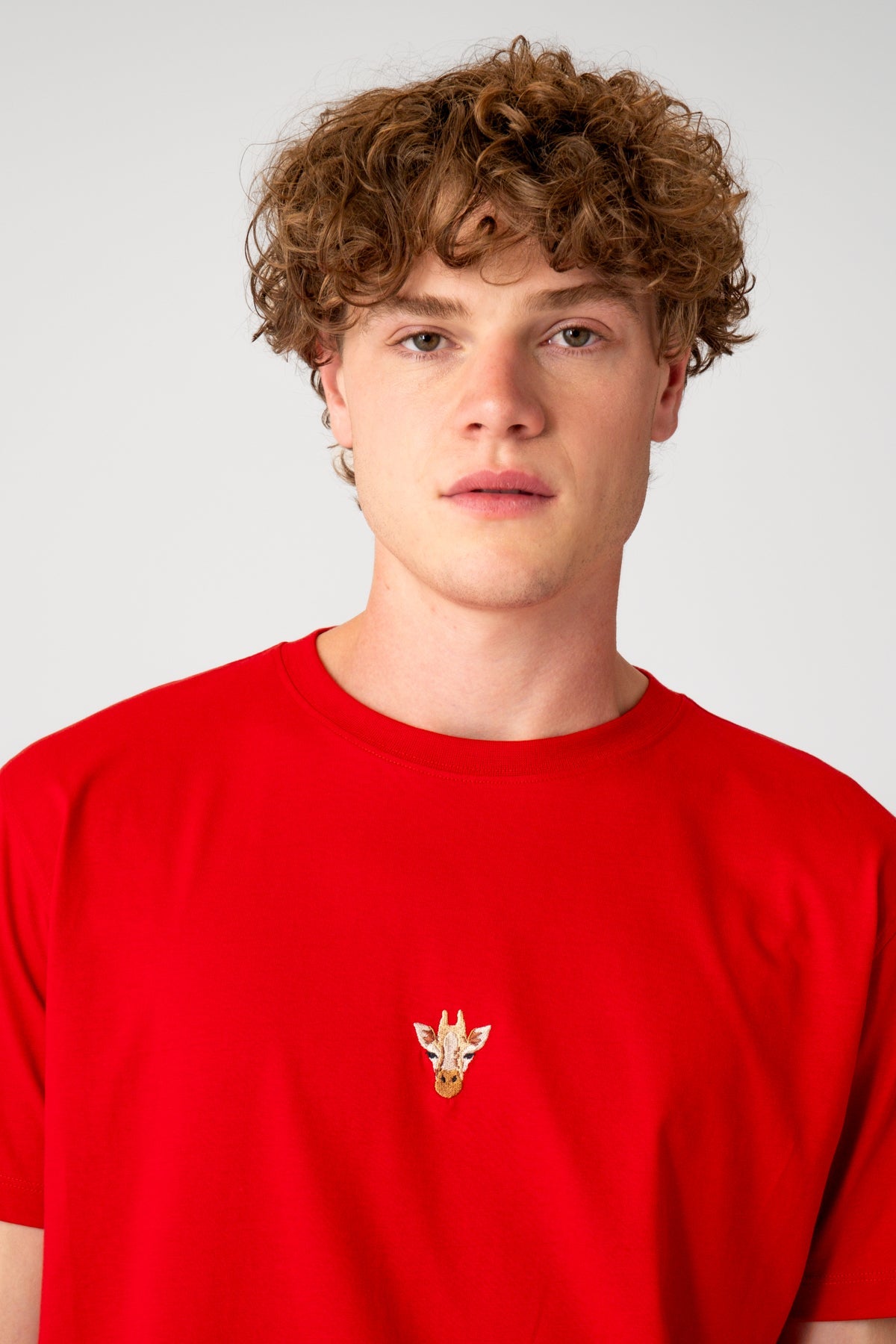 Zürafa Light-Weight T-Shirt - Kırmızı