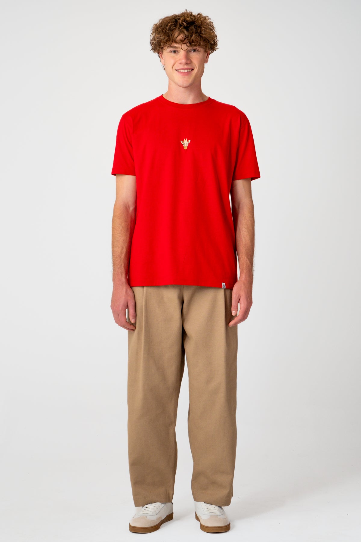 Zürafa Light-Weight T-Shirt - Kırmızı