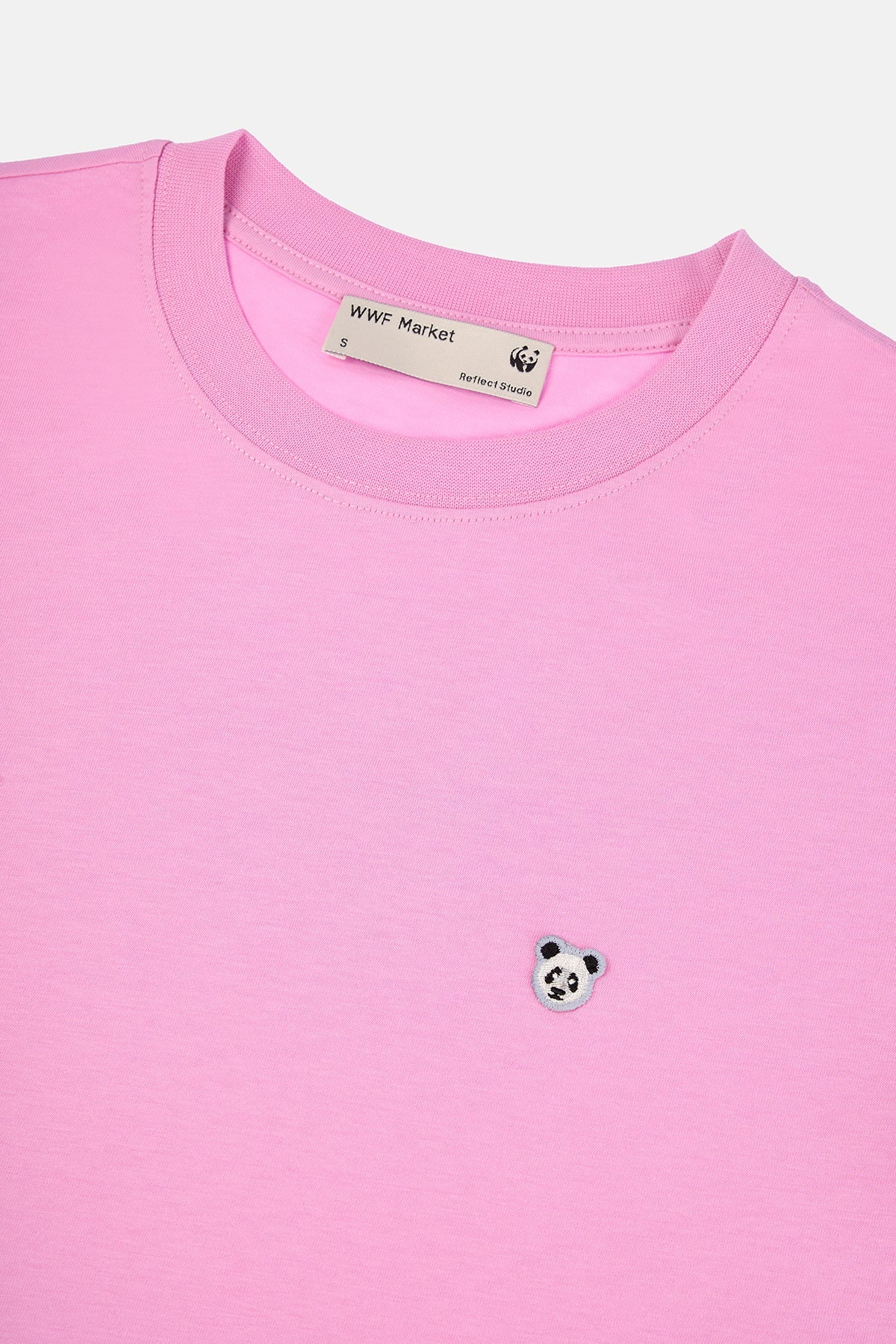 Panda Light-Weight Kadın T-Shirt  - Pembe