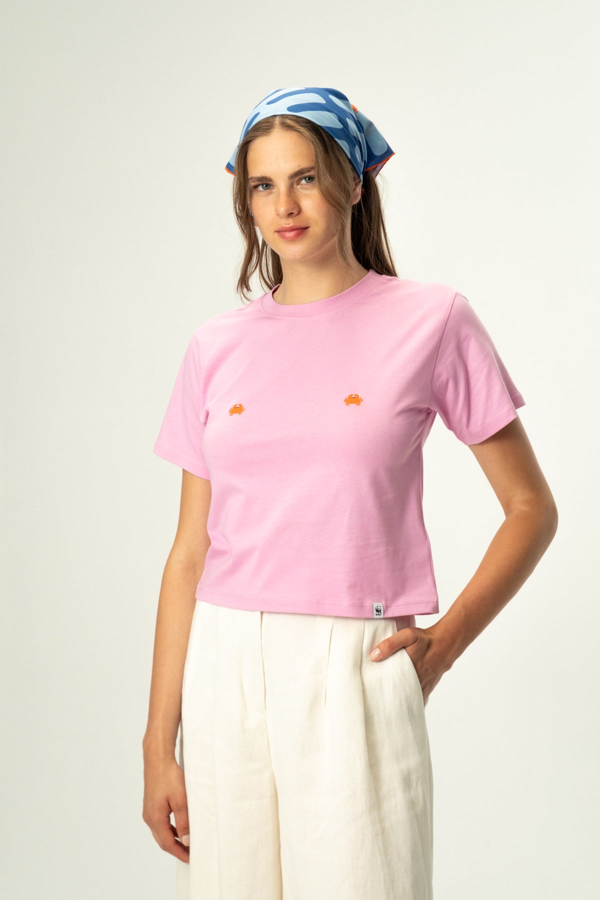 Yengeçler Light-Weight Kadın T-Shirt  - Pembe