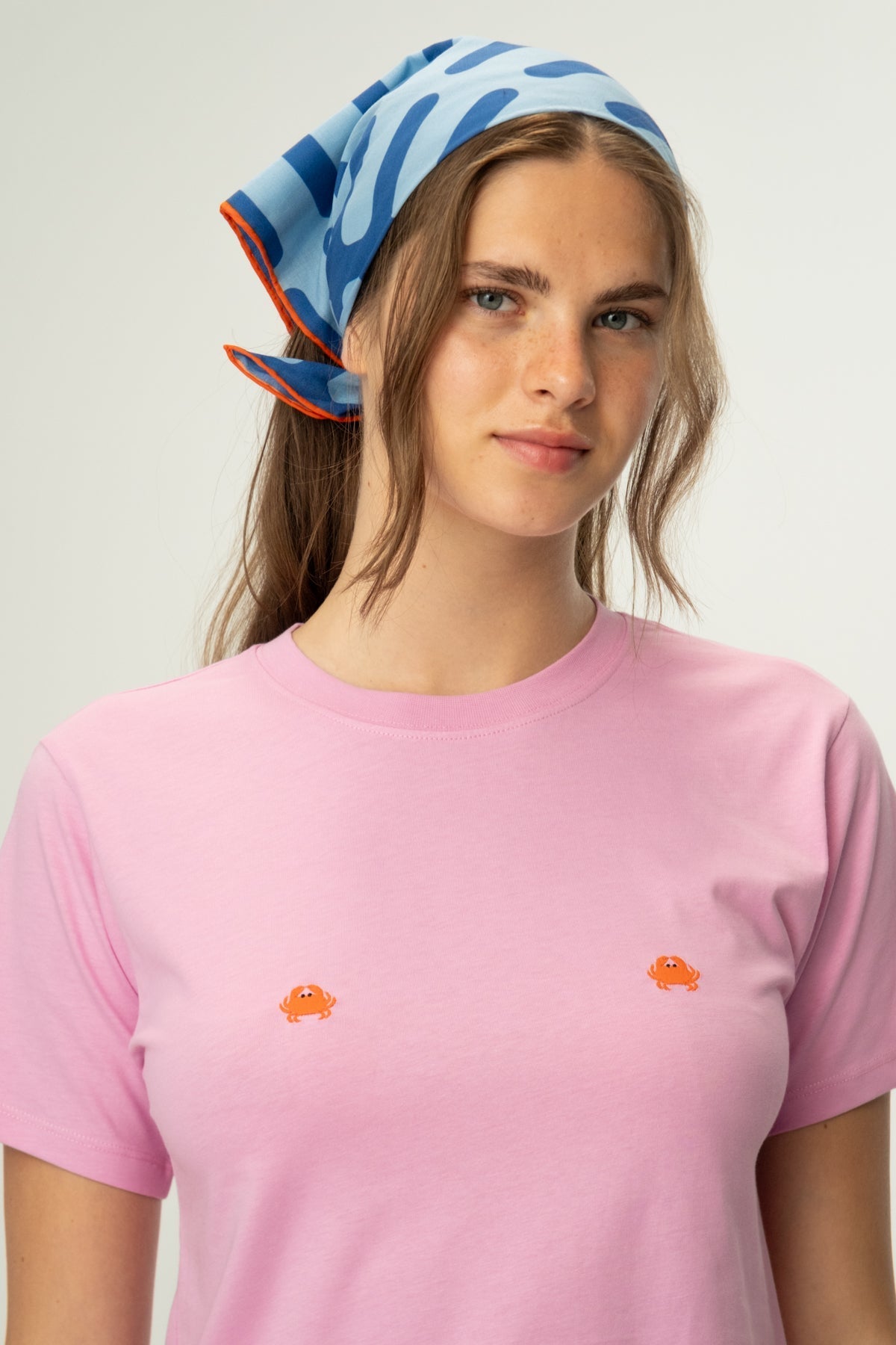 Yengeçler Light-Weight Kadın T-Shirt  - Pembe