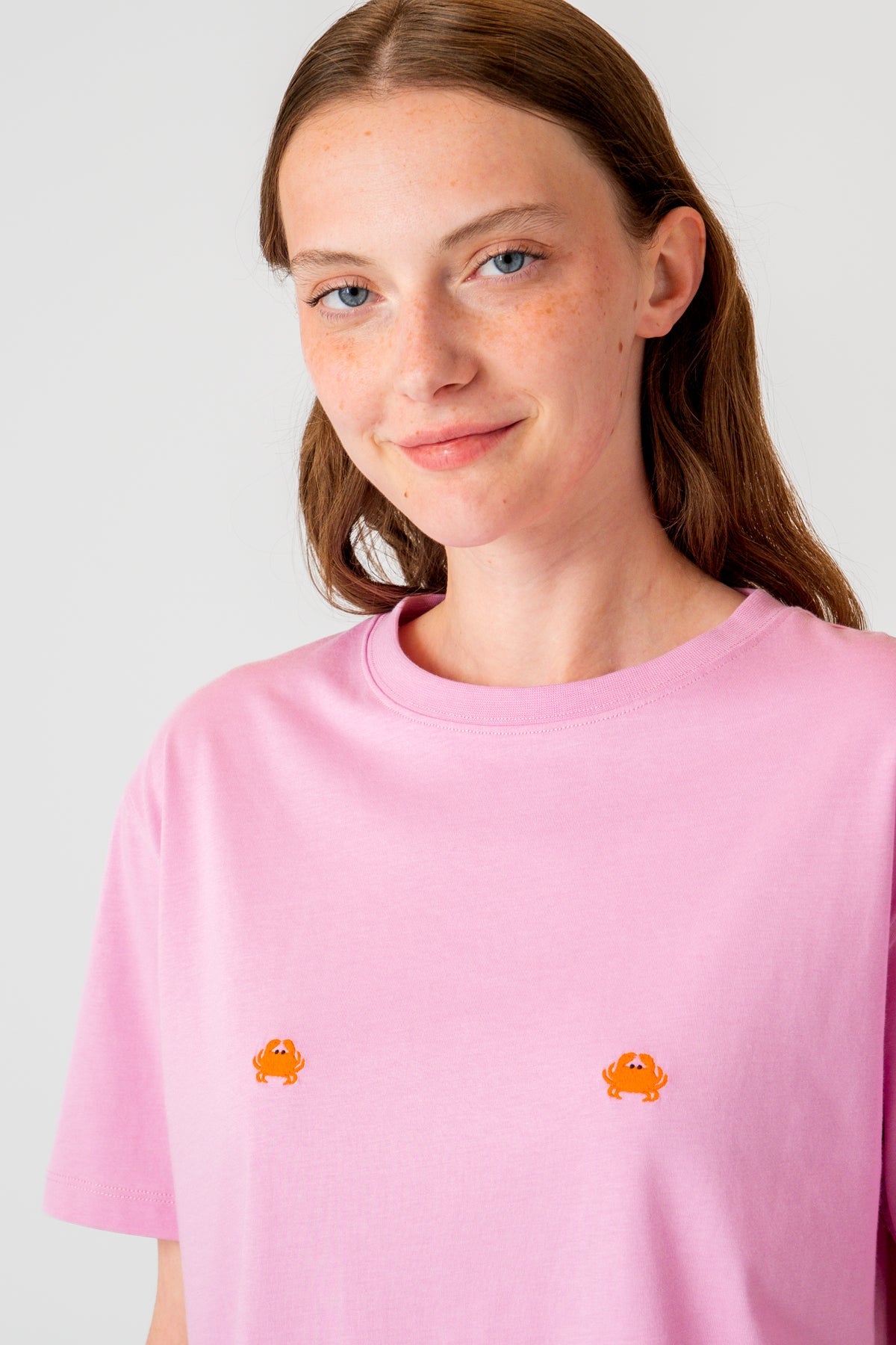 Yengeçler Light-Weight T-Shirt - Pembe