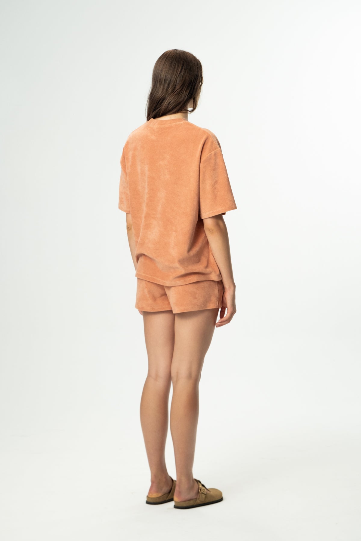 Kızıl Tilki Soft Oversiz Light-Weight T-Shirt - Somon Rengi