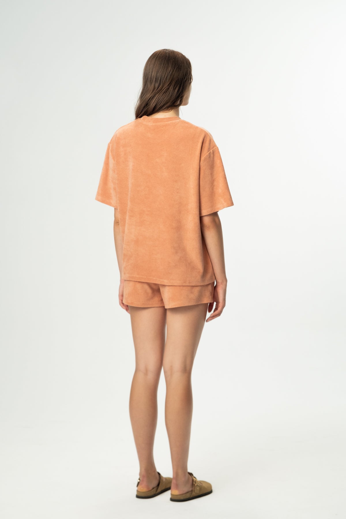 Kızıl Tilki Soft Oversiz Light-Weight T-Shirt - Somon Rengi