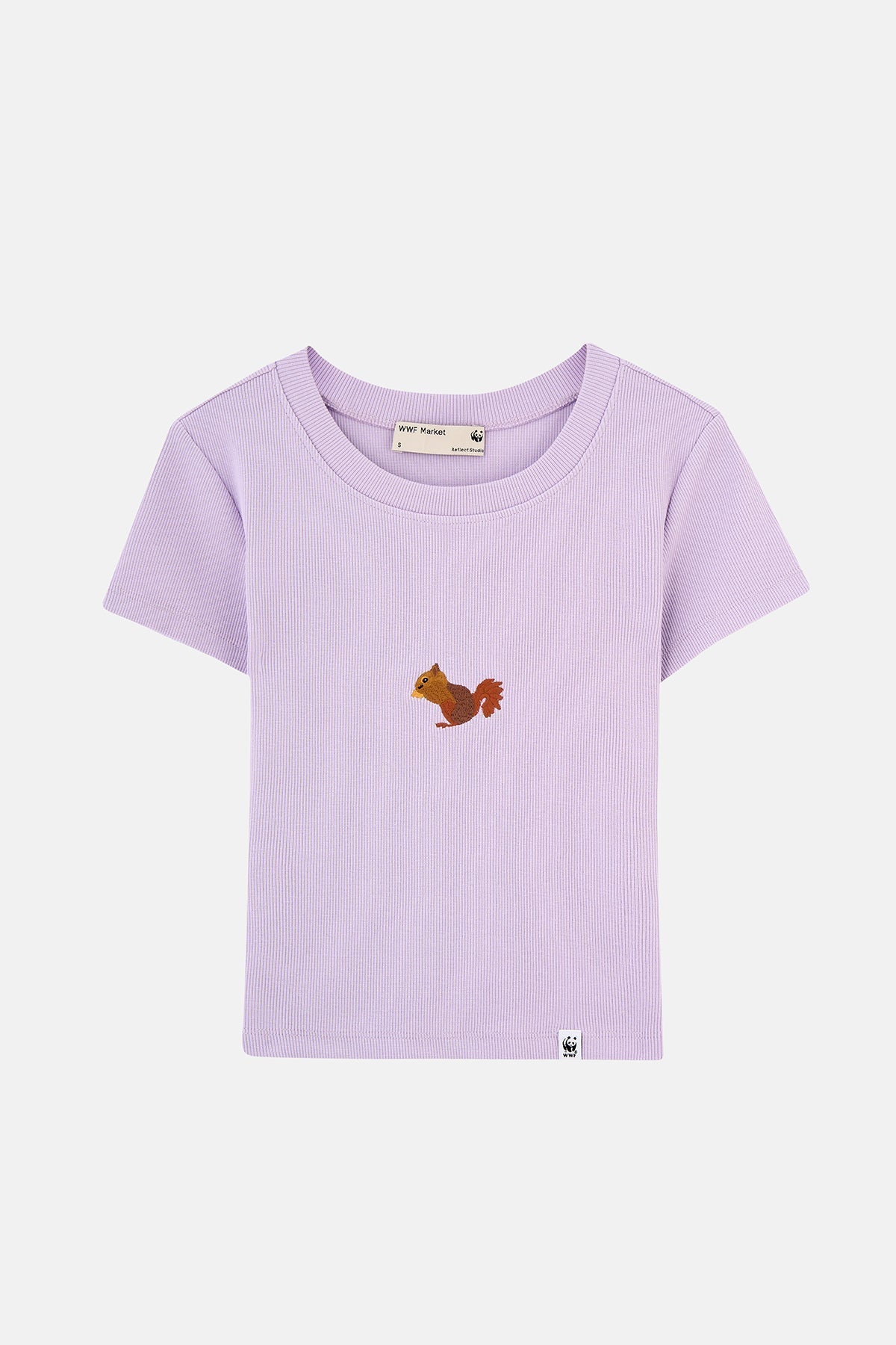 Sincap Ribana Crop T-Shirt - Lila