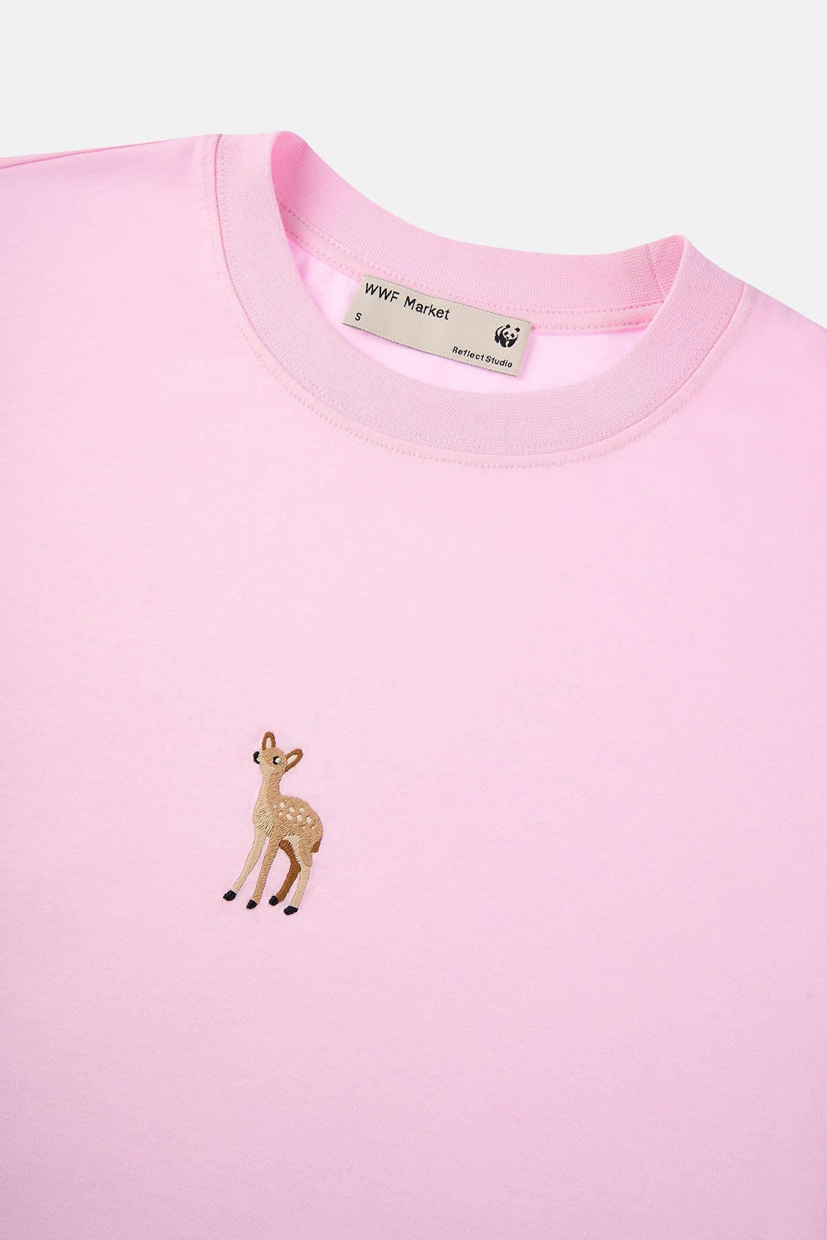 Dağ Ceylanı Light-Weight Kadın T-Shirt  - Pembe