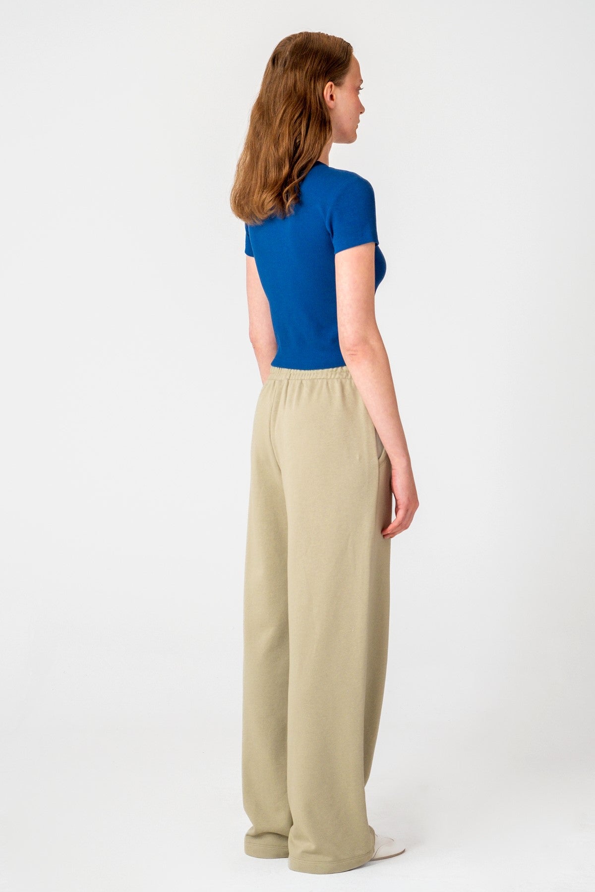 Panda Ribana Crop T-Shirt - Lacivert