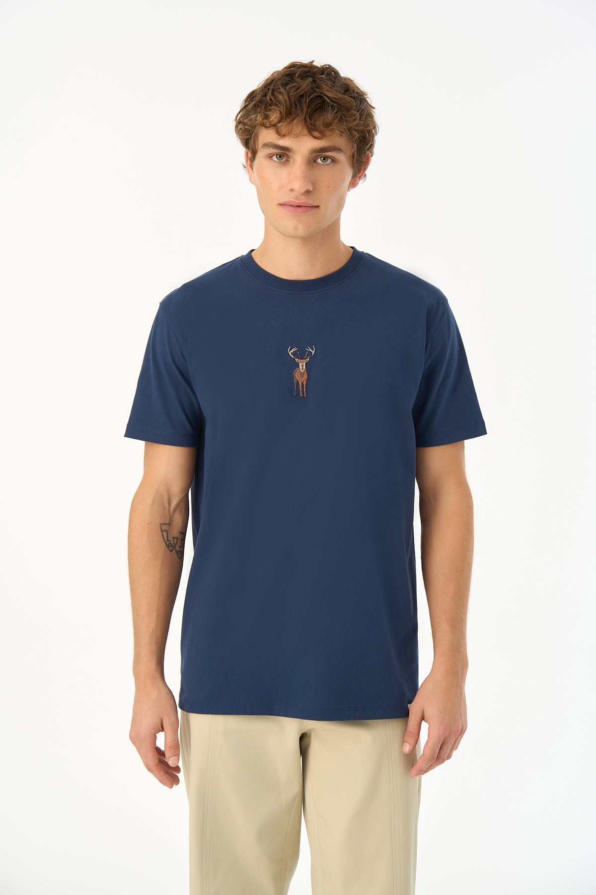 Geyik Soft T-Shirt - Lacivert