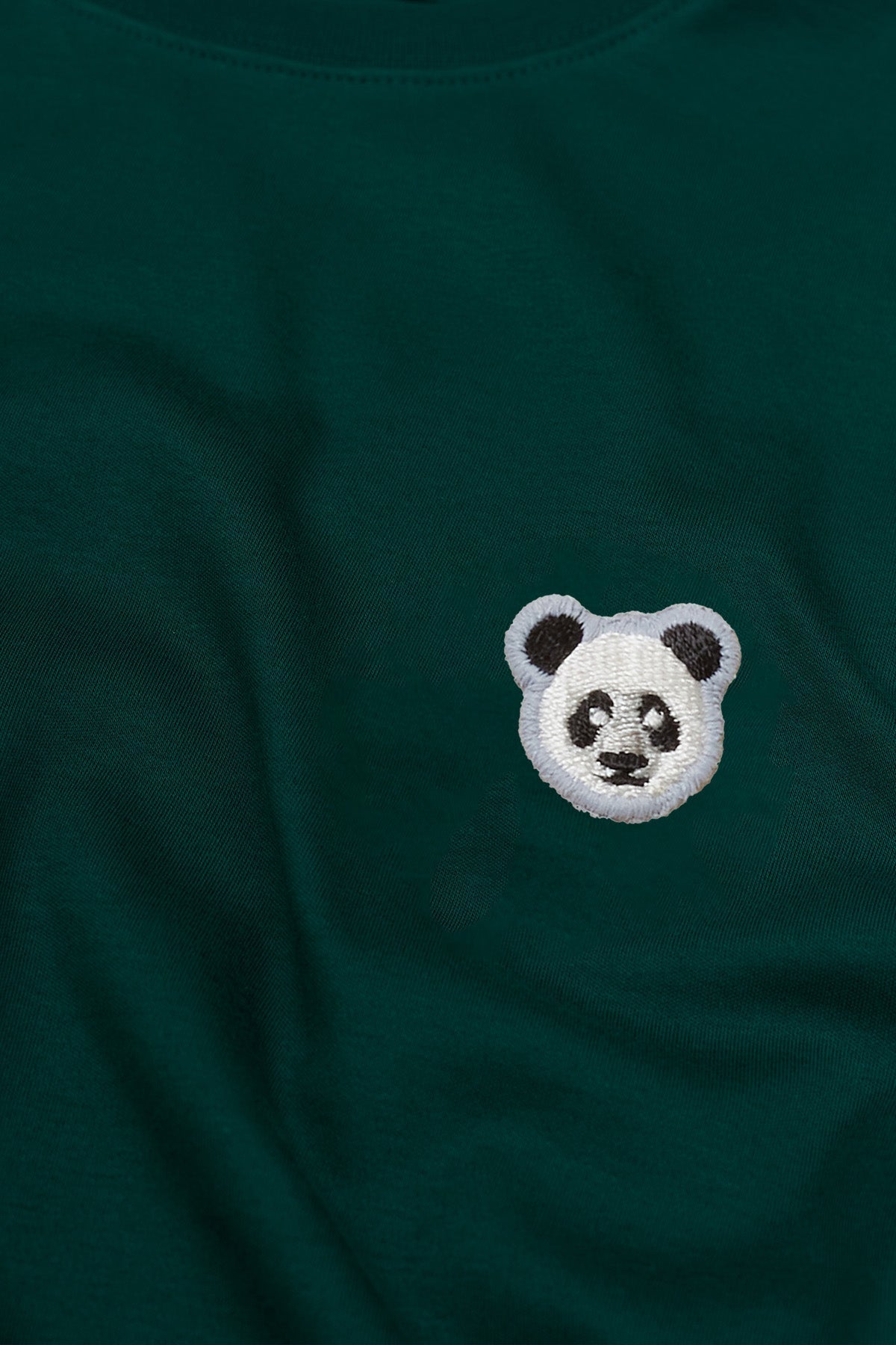 Panda Premium T-Shirt - Nefti Yeşil