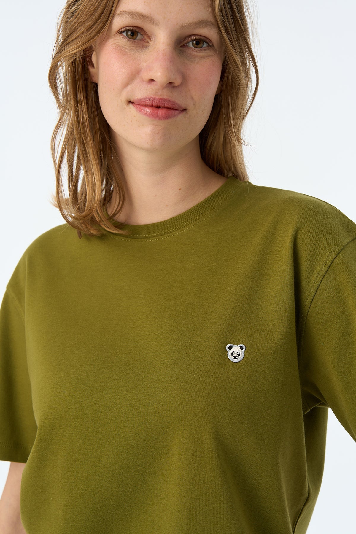 Panda Premium T-Shirt - Haki