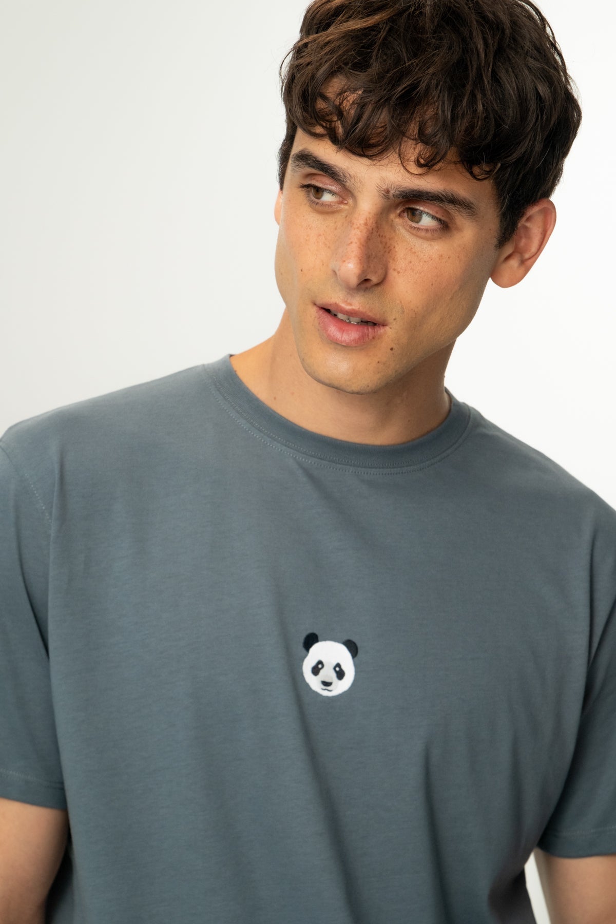 Panda Light-Weight T-Shirt - Antrasit