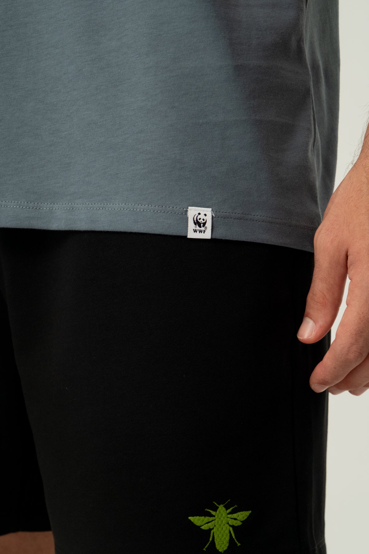 Panda Light-Weight T-Shirt - Antrasit