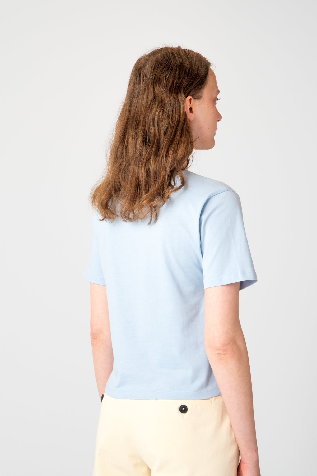 Deniz Kabukları Light-Weight Kadın T-Shirt  - Açık Mavi