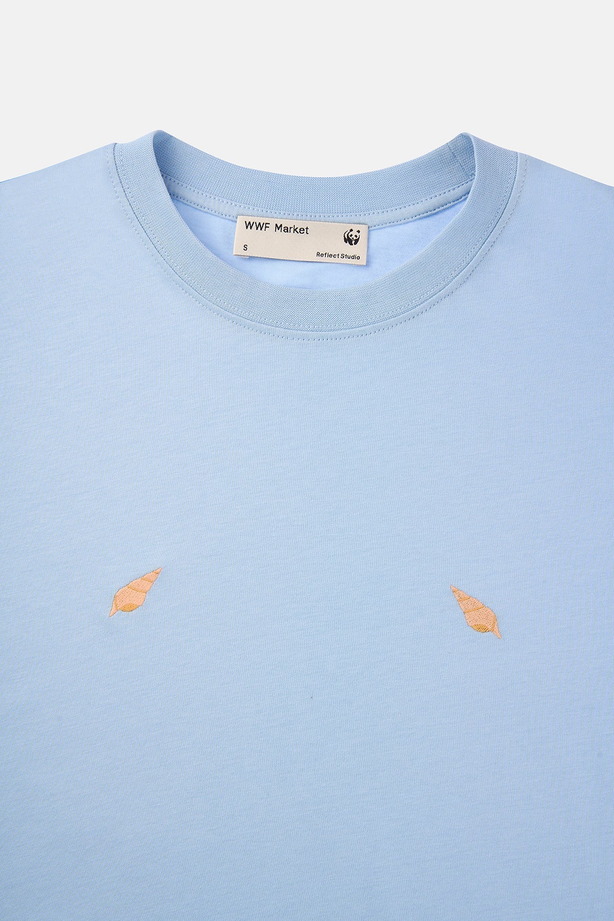 Deniz Kabukları Light-Weight Kadın T-Shirt  - Açık Mavi