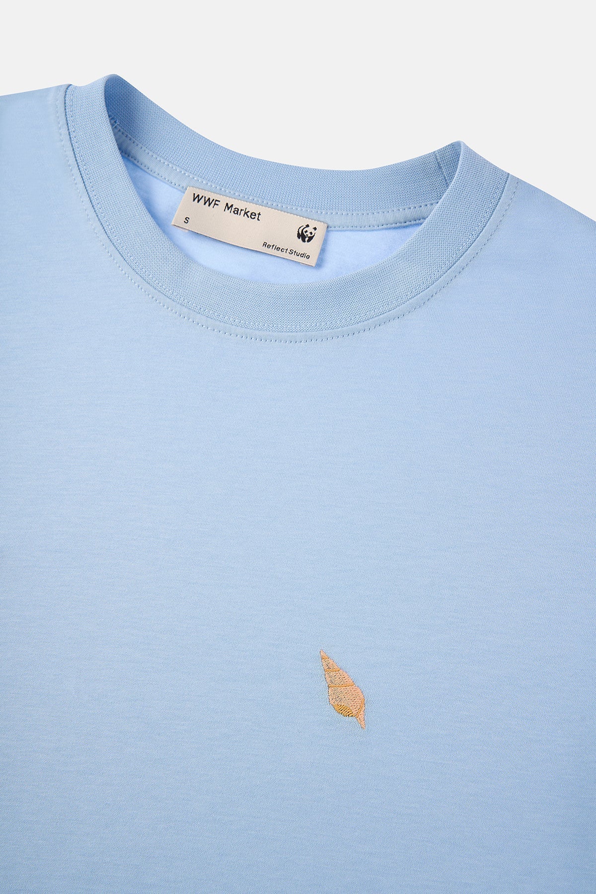 Deniz Kabukları Light-Weight Kadın T-Shirt  - Açık Mavi