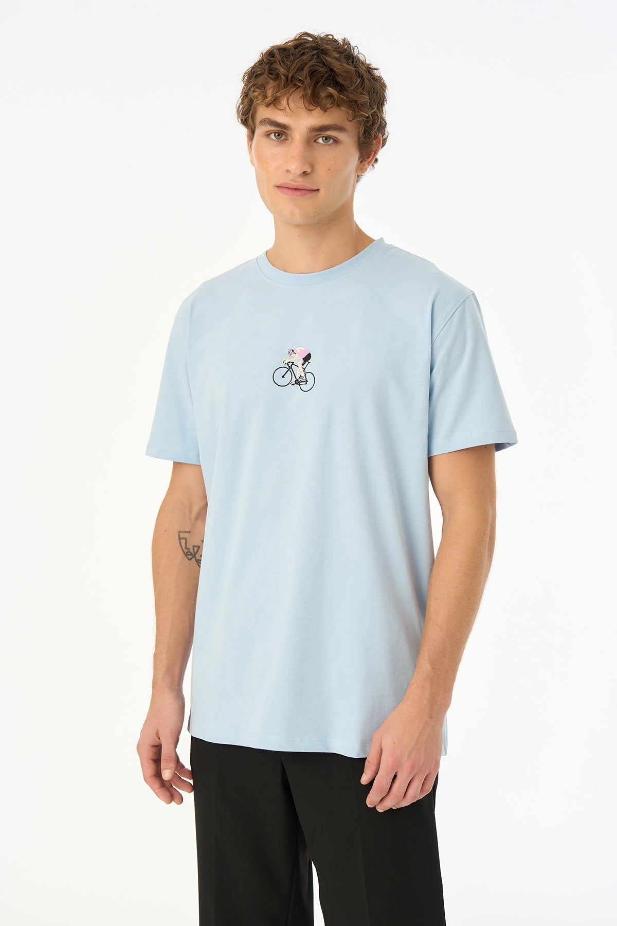 Bicycle Soft T-Shirt - Açık Mavi