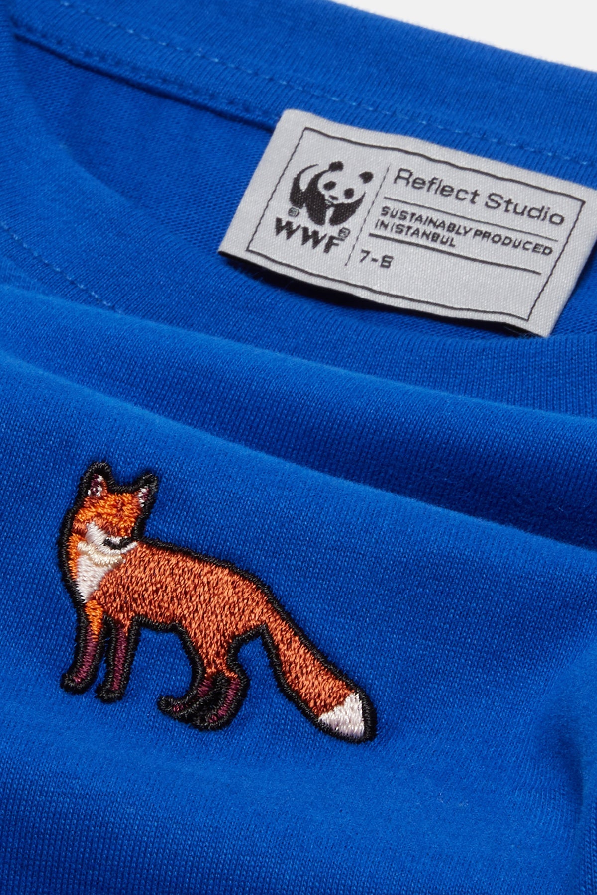 Kızıl Tilki Soft Çocuk T-Shirt - Saks Mavi