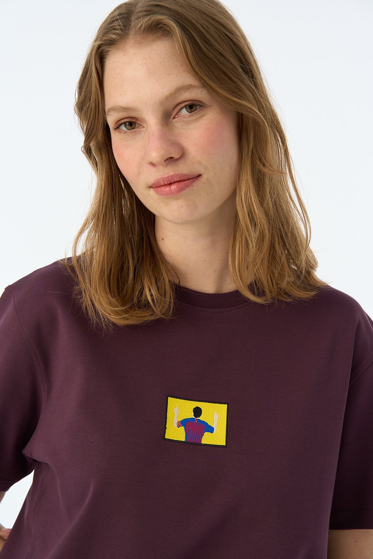 Leo Premium T-Shirt - Mürdüm