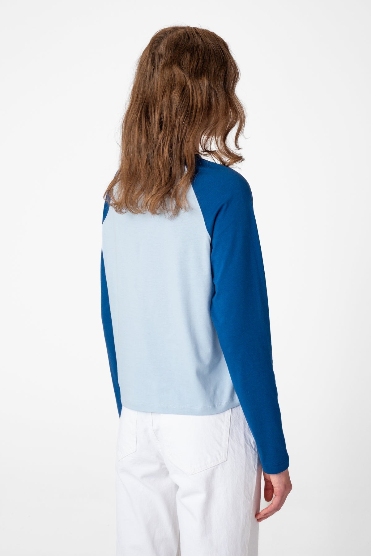 Protect Nature Light-Weight Baseball T-Shirt - Saks Mavi / Lacivert