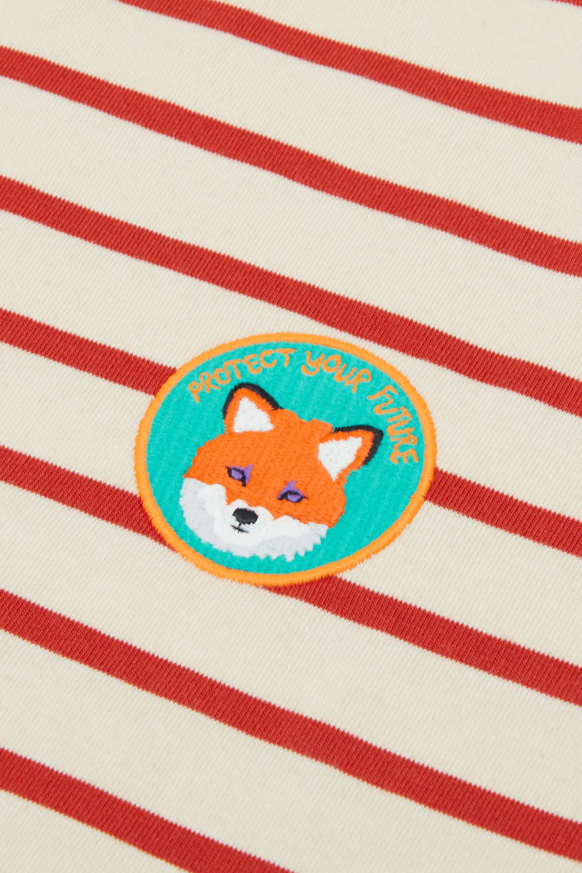 Kızıl Tilki Çizgili T-Shirt - Kırmızı
