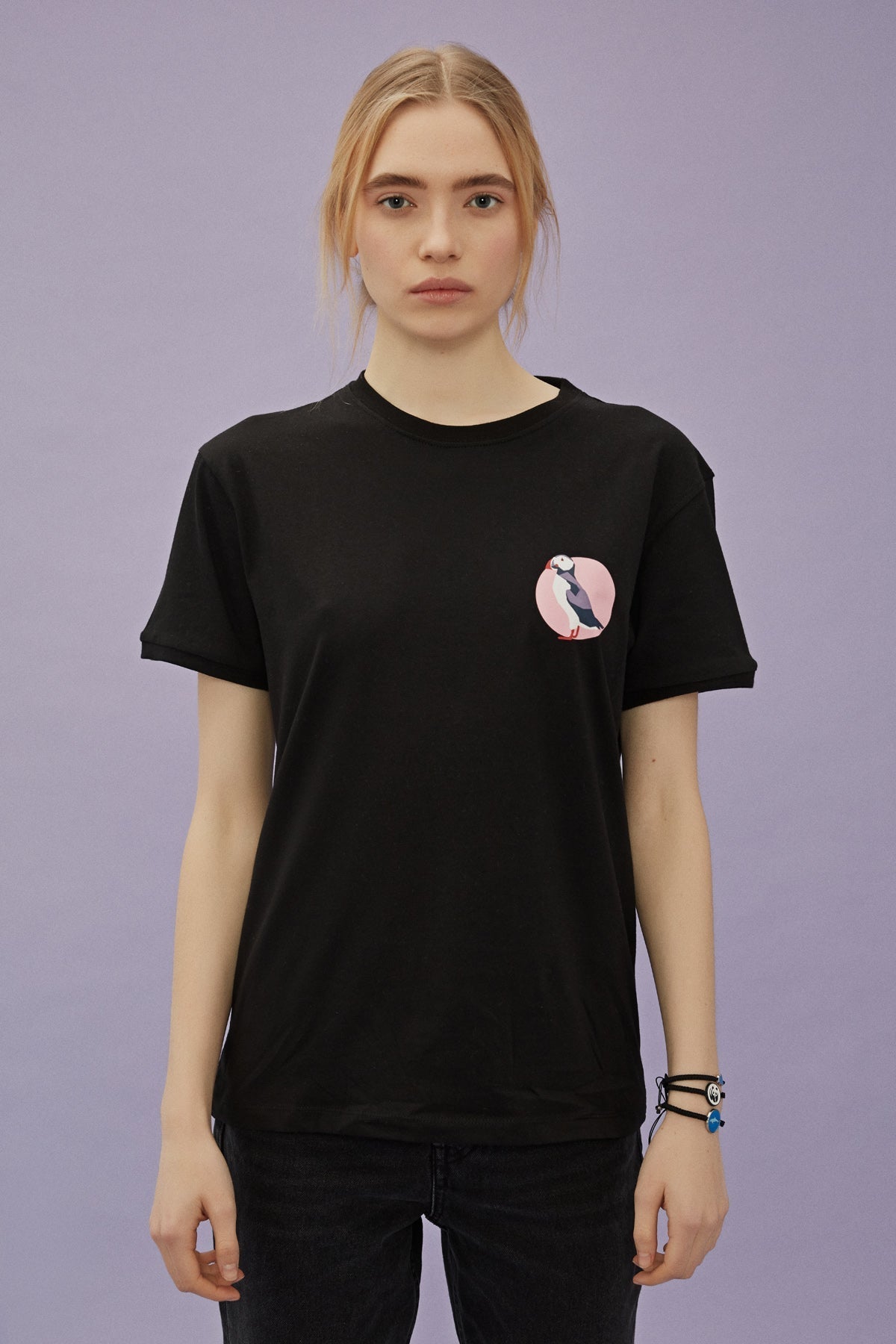 Puffin Soft T-Shirt - Siyah