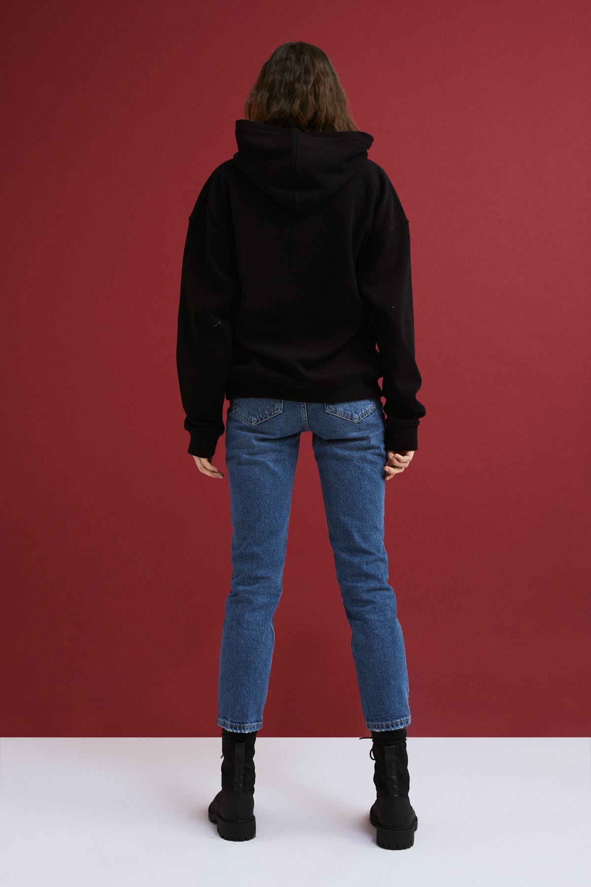 Kızıl Tilki SuperSoft Hoodie - Rainbow Siyah