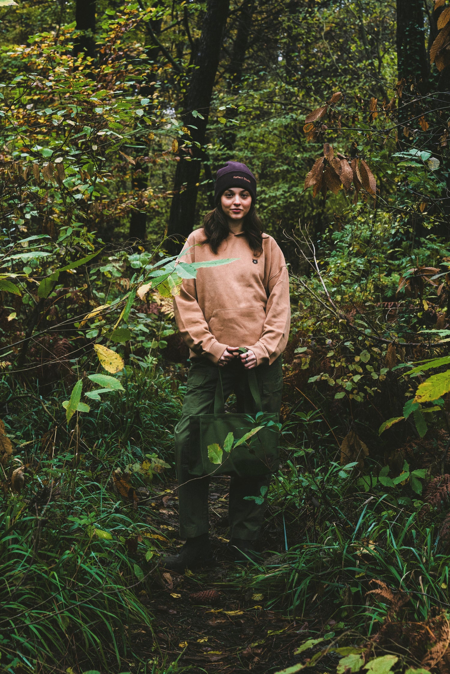 Bozayı SuperSoft Cepli Hoodie - Latte