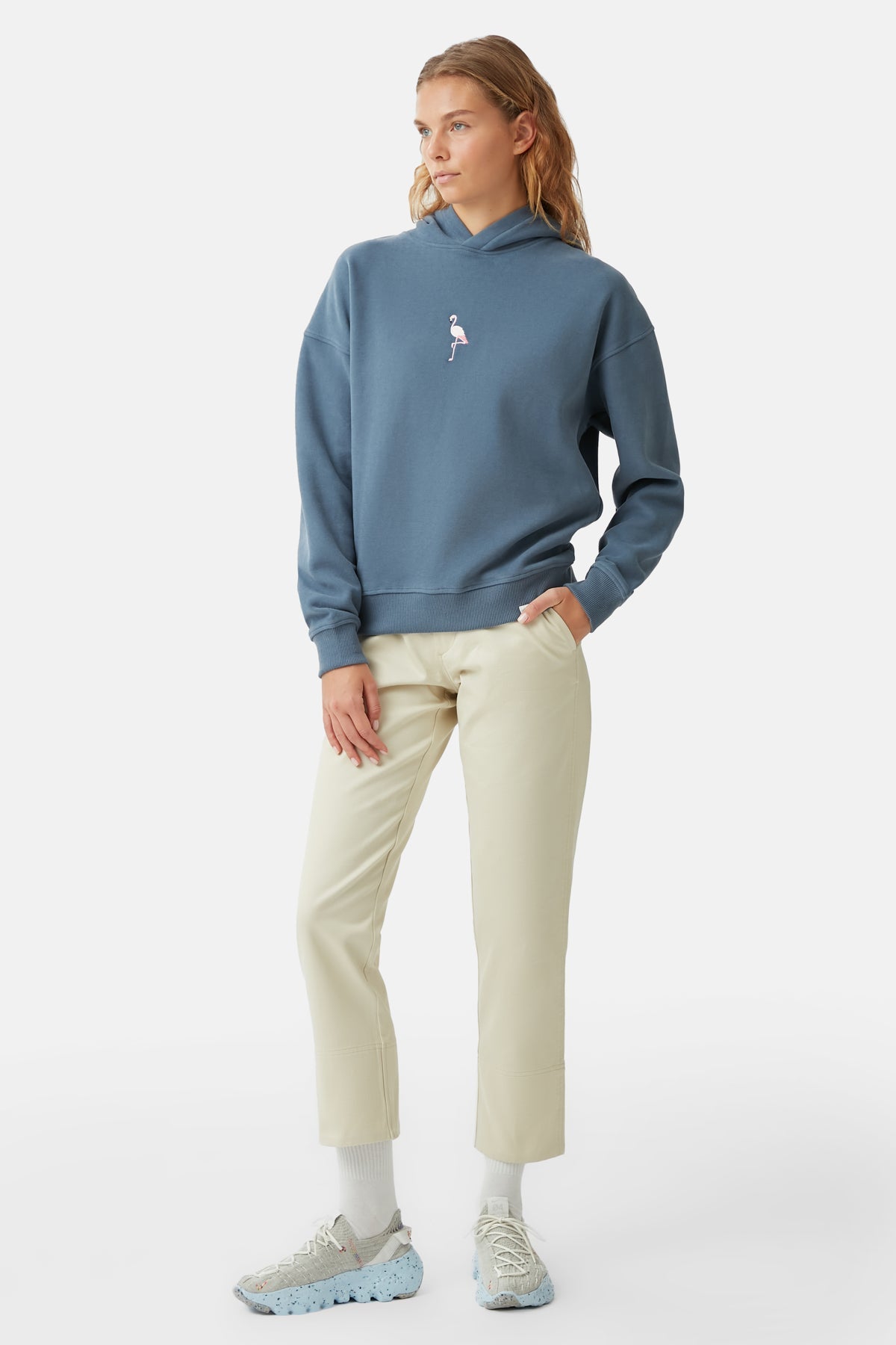 Flamingo SuperSoft Hoodie - Flint Mavi