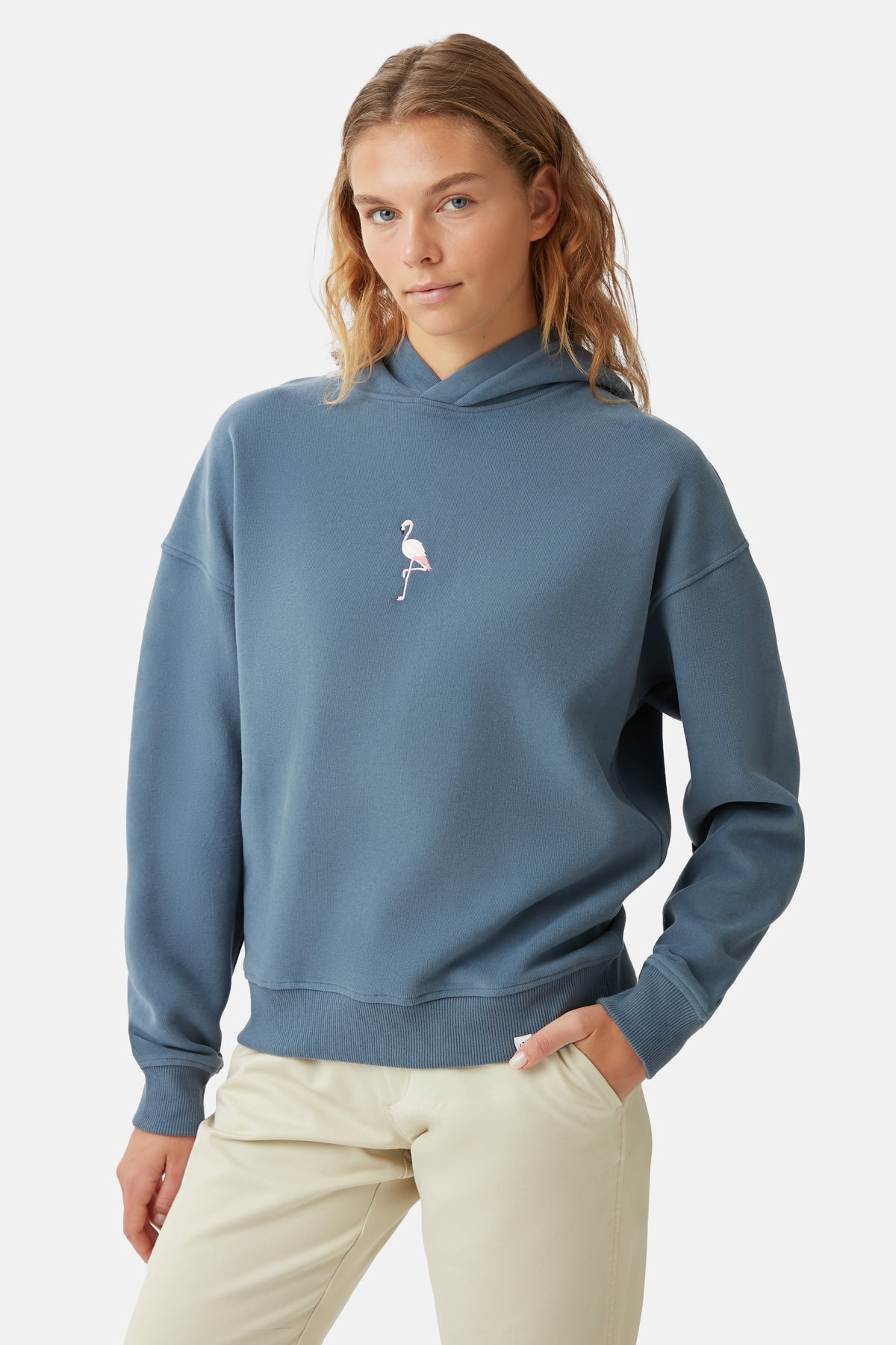 Flamingo SuperSoft Hoodie - Flint Mavi