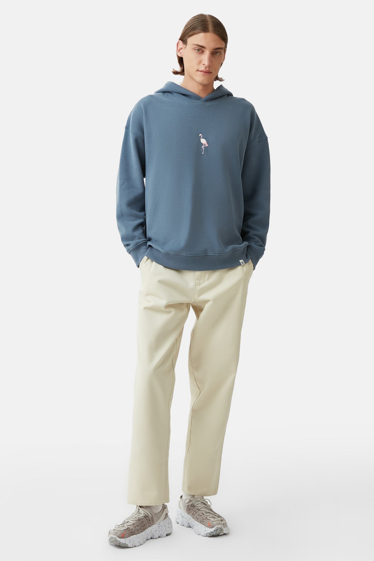 Flamingo SuperSoft Hoodie - Flint Mavi