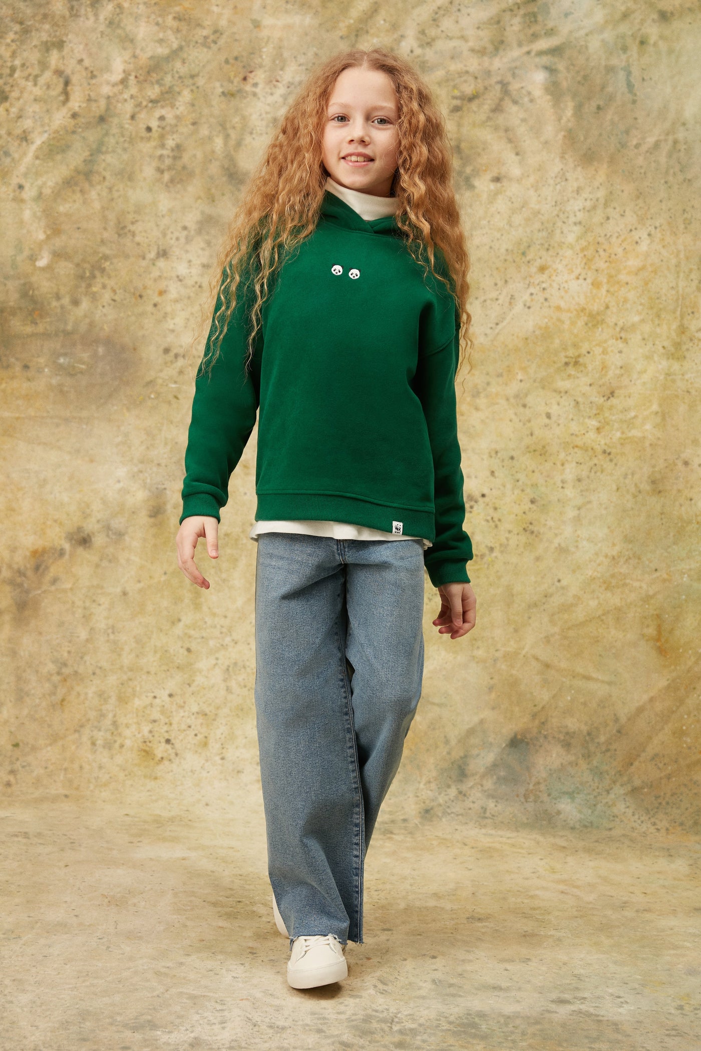 Chi & Chi SuperSoft Çocuk Hoodie - Nefti Yeşil