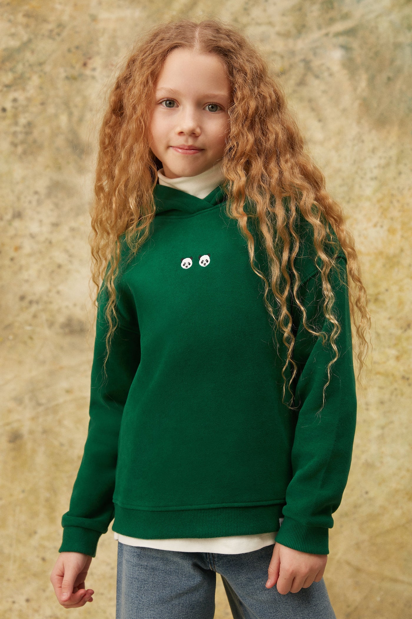 Chi & Chi SuperSoft Çocuk Hoodie - Nefti Yeşil