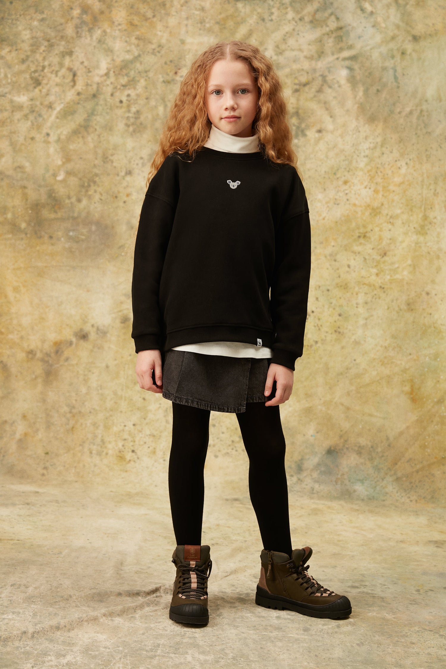 Koala SuperSoft Çocuk Sweatshirt - Siyah