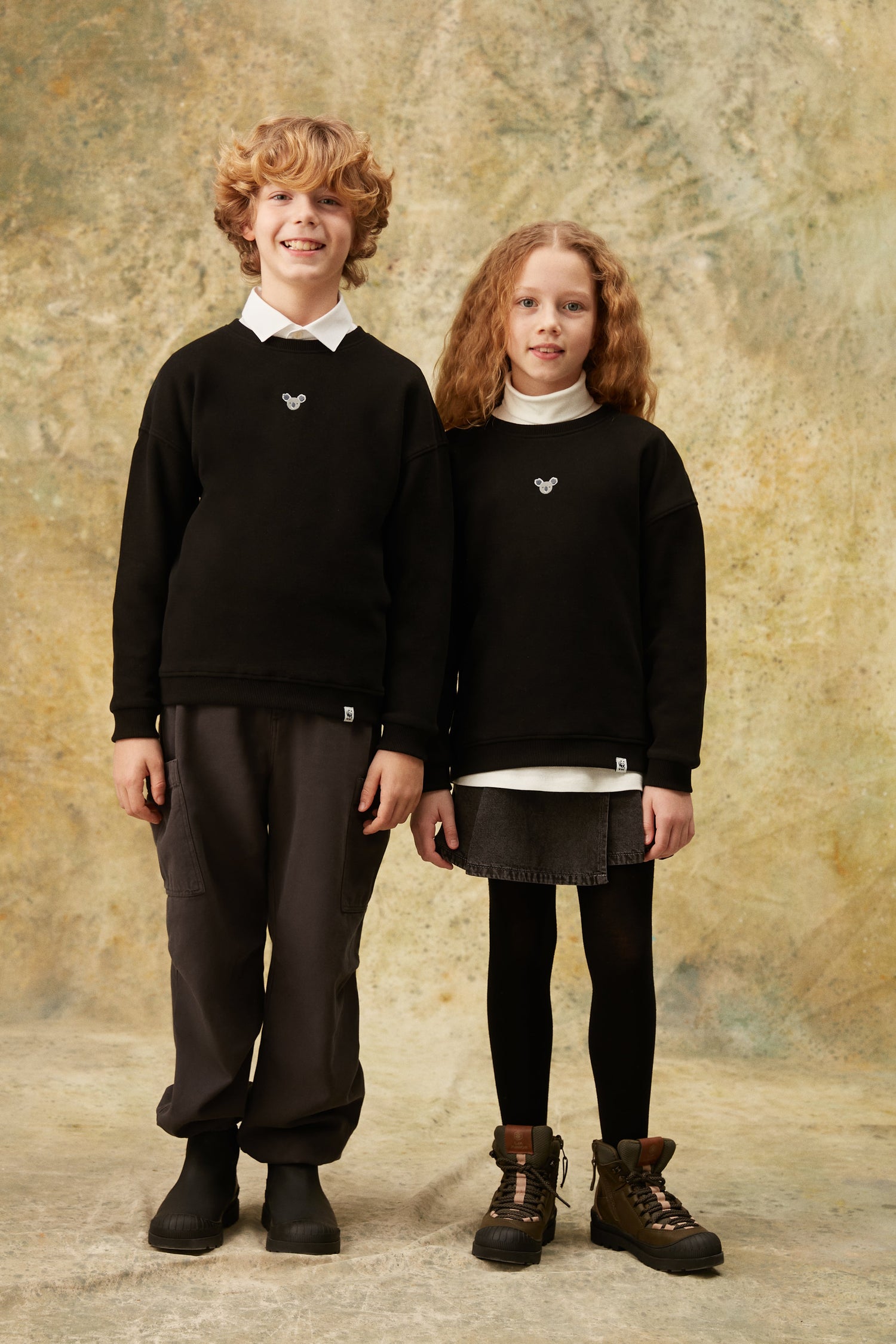 Koala SuperSoft Çocuk Sweatshirt - Siyah