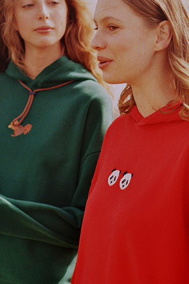 Chi & Chi SuperSoft Hoodie - Kırmızı