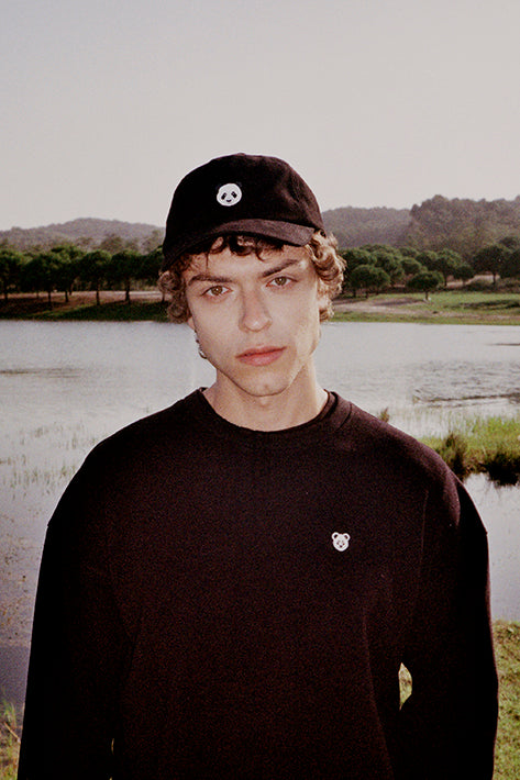 Panda SuperSoft Sweatshirt - Siyah