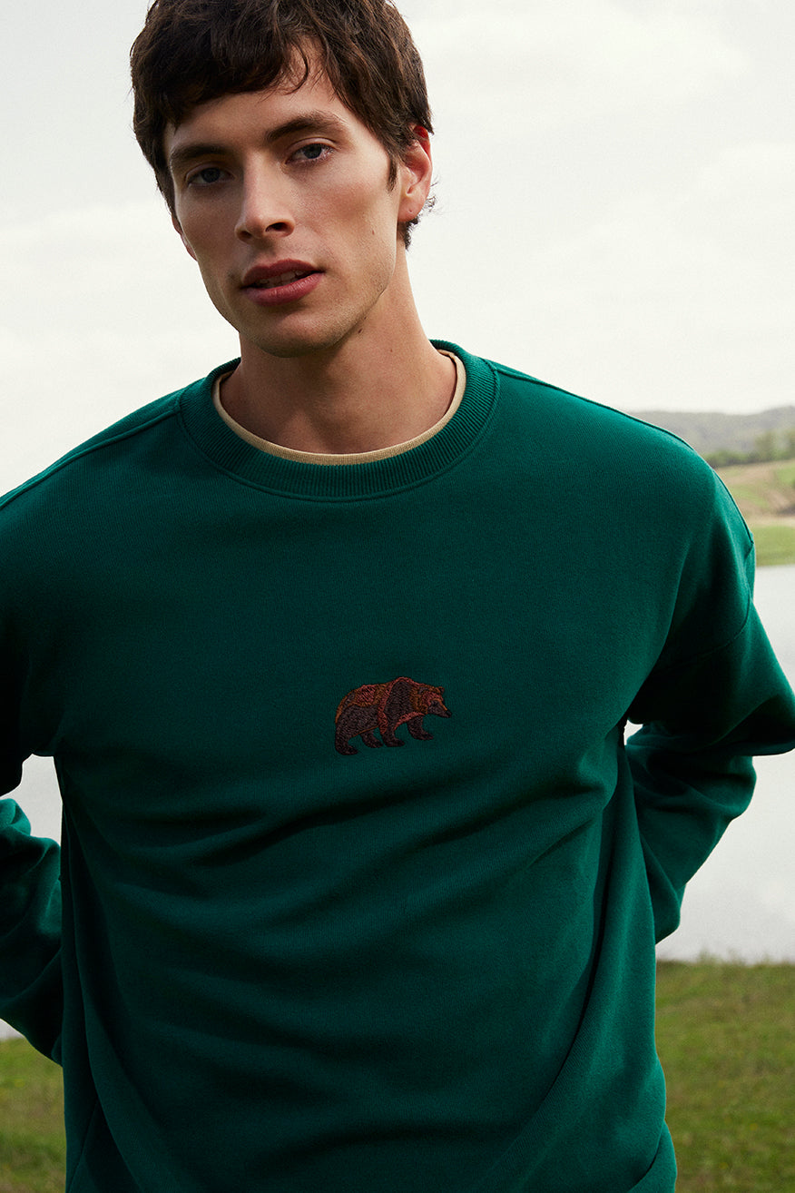 Bozayı SuperSoft Sweatshirt - Nefti Yeşil